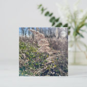 Invitation Un bonheur d'automne... (Debout devant)