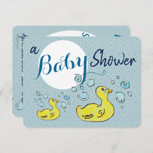 Invitation Un canard Baby shower
