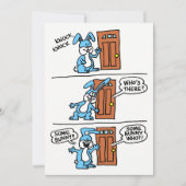 Invitation Un certain lapin est invité à la chasse à oeuf de (Devant)