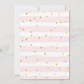 Invitation Un certain lapin tourne l'un ęr anniversaire (Dos)