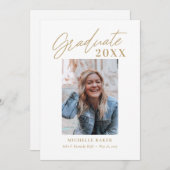 Invitation Un Charme Facile Editable Color Graduat Invitat (Devant / Derrière)