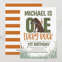 Un Chasse au Canard chanceux premier anniversaire