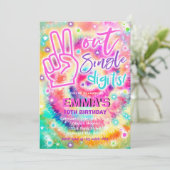 Invitation Un chiffre unique pour la paix, anniversaire de Hi (Debout devant)