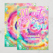 Invitation Un chiffre unique pour la paix, anniversaire de Hi (Devant / Derrière)