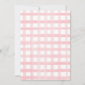 Invitation Un Citrouille rose pâle qui fête son anniversaire (Dos)