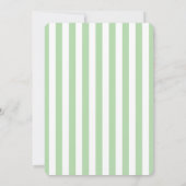 Invitation Un Cocktail Un Peu Plus Près Fête des mariées Vert (Dos)