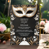 Invitation Un code vestimentaire Prom costume Masquerade Mari