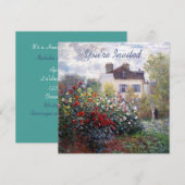 Invitation Un coin du jardin avec le chauffage de Chambre de (Devant / Derrière)