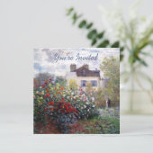 Invitation Un coin du jardin avec le chauffage de Chambre de (Debout devant)