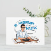 Invitation Un comptable sur la réalisation (Debout devant)