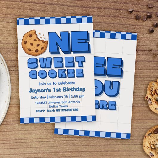 Invitation Un Cookie Sucré