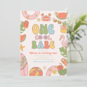 Invitation Un Cool Babe première fête d'anniversaire Invitati (Debout devant)