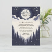 Invitation Un coucher de soleil sur la lune nuage de crépuscu (Debout devant)