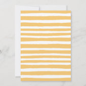 Invitation Un dans le soleil Sunshine 1er anniversaire (Dos)