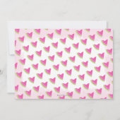 Invitation Un dans un Melon 1er anniversaire aquarelle photo (Dos)