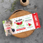 Invitation Un dans un melon Billet Premier anniversaire Photo