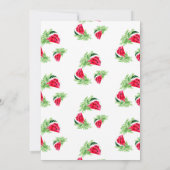 Invitation Un dans un Melon Cherry Blossom 1er anniversaire f (Dos)