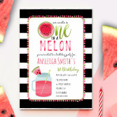 Invitation Un Dans Un Melon Mason Jar Boire Premier Anniversa