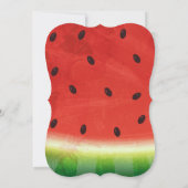 Invitation Un dans un melon Premier anniversaire (Dos)