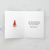 Invitation Un dans un Melon Premier anniversaire fête (Intérieur)