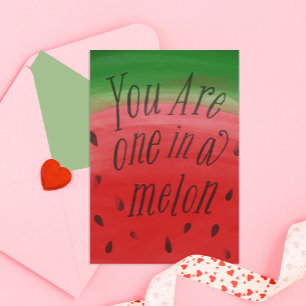 Invitation Un Dans Un Melon Watermelon Classe Valentine