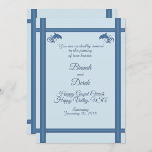 Invitation Un dauphin