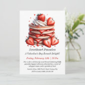 Invitation Un délice de brunch pour la Saint-Valentin ! (Debout devant)