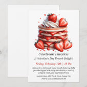 Invitation Un délice de brunch pour la Saint-Valentin ! (Devant / Derrière)