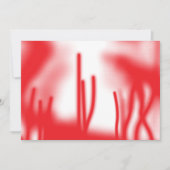 Invitation Un design graphique avec sha rouge et orange audac (Devant)