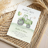 Invitation Un Dou Douce Garçon Bébé Est En Route Fête de Bébé