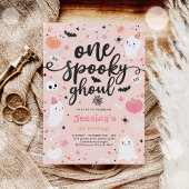 Invitation Un Éffrayant Ghoul Cute Halloween Ghost 1er annive