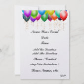 Invitation Un Élégant événement de sensibilisation au cancer (Dos)