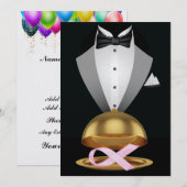 Invitation Un Élégant événement de sensibilisation au cancer (Devant / Derrière)