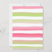 Invitation Un en partie de melon d'invitation d'anniversaire (Dos)