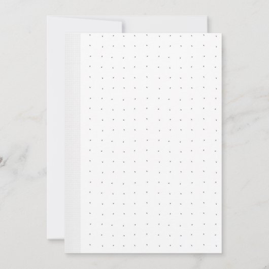 Invitation Un ensemble complexe de design floral noir et blan (Dos)