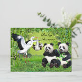 Invitation Un ensemble de Baby showers de joie (Debout devant)