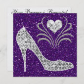 Invitation Un événement élégant - SRF (Devant / Derrière)