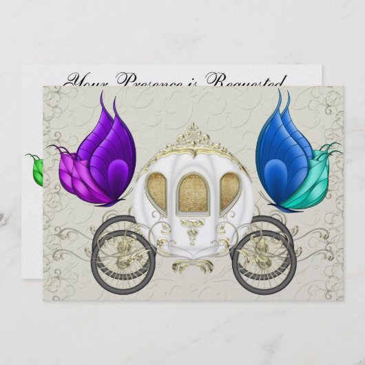 Invitation Un événement royal - SRF (Devant / Derrière)