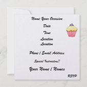 Invitation Un événement tout simple - FRS (Dos)