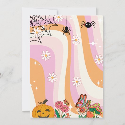 Invitation Un Fantôme Boo-y éffrayant halloween anniversaire (Dos)