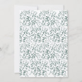 Invitation un fond blanc avec de nombreuses gouttes d'eau (Devant)