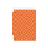 un fond orange et jaune avec des petits carrés