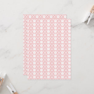 Invitation un fond rouge et blanc avec un motif