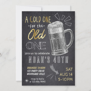 Invitation Un froid pour l'OLD, Cheers and Beers