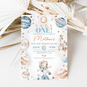 Invitation Un Garçon Astronaut Premier Voyage Autour De L'Ann