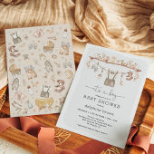 Invitation Un garçon | Boho moderne Boy Vêtements de garçon d