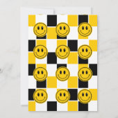 Invitation Un garçon heureux premier anniversaire (Dos)