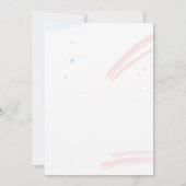 Invitation Un Garçon Ou Une Fille Jolie Eléphant Révélation D (Dos)