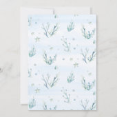 Invitation Un garçon sous le Baby shower marin (Dos)