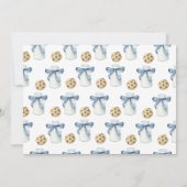 Invitation Un gâteau sucré et le lait premier anniversaire (Dos)